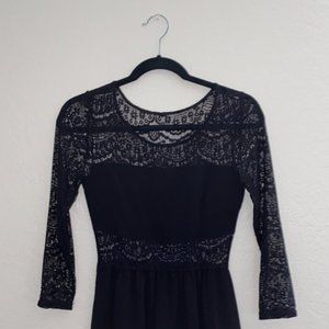 Black Lace Dress